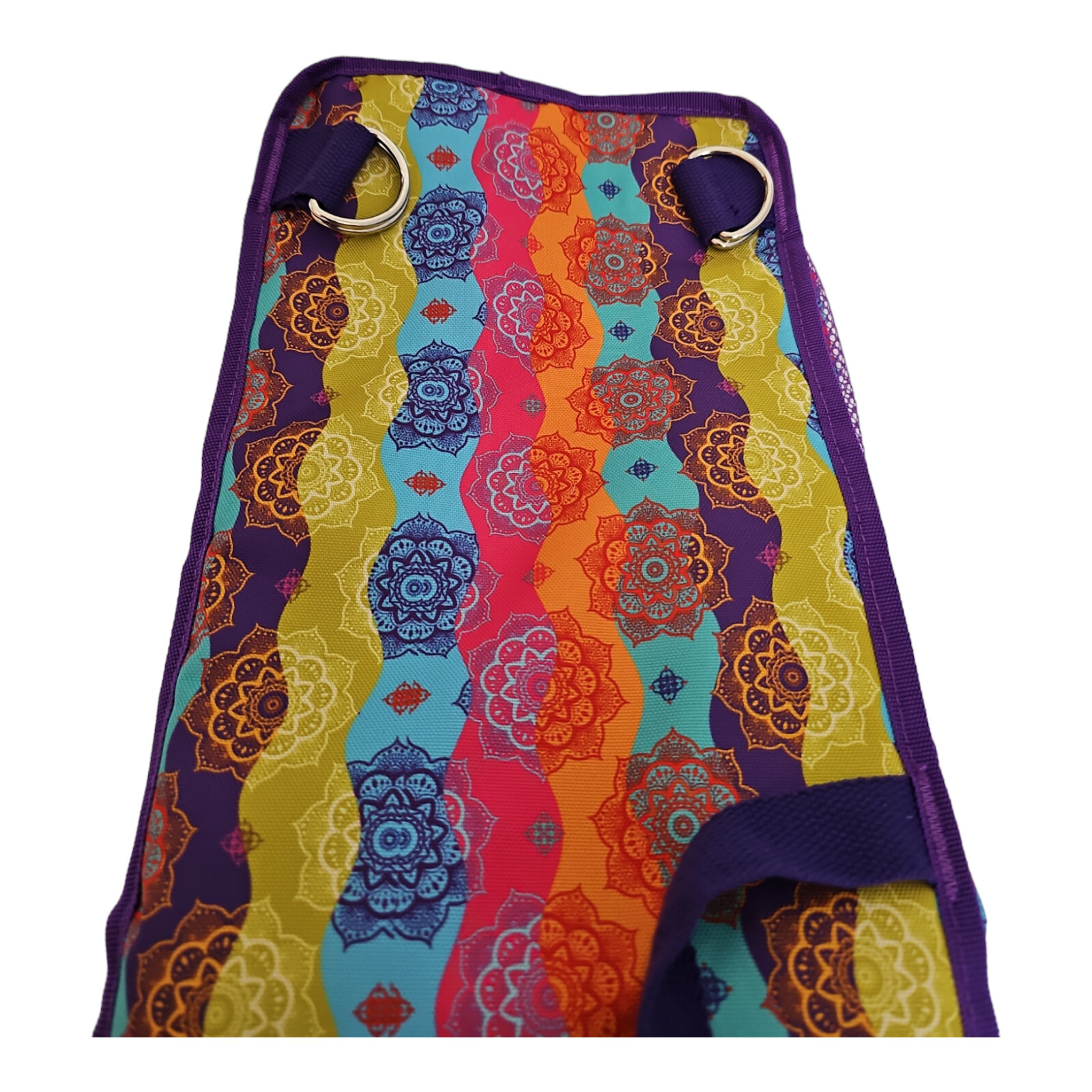 Hand & Helper Yoga Mat Bag Multicolor Pockets Water Bottle Mesh Pockets READ