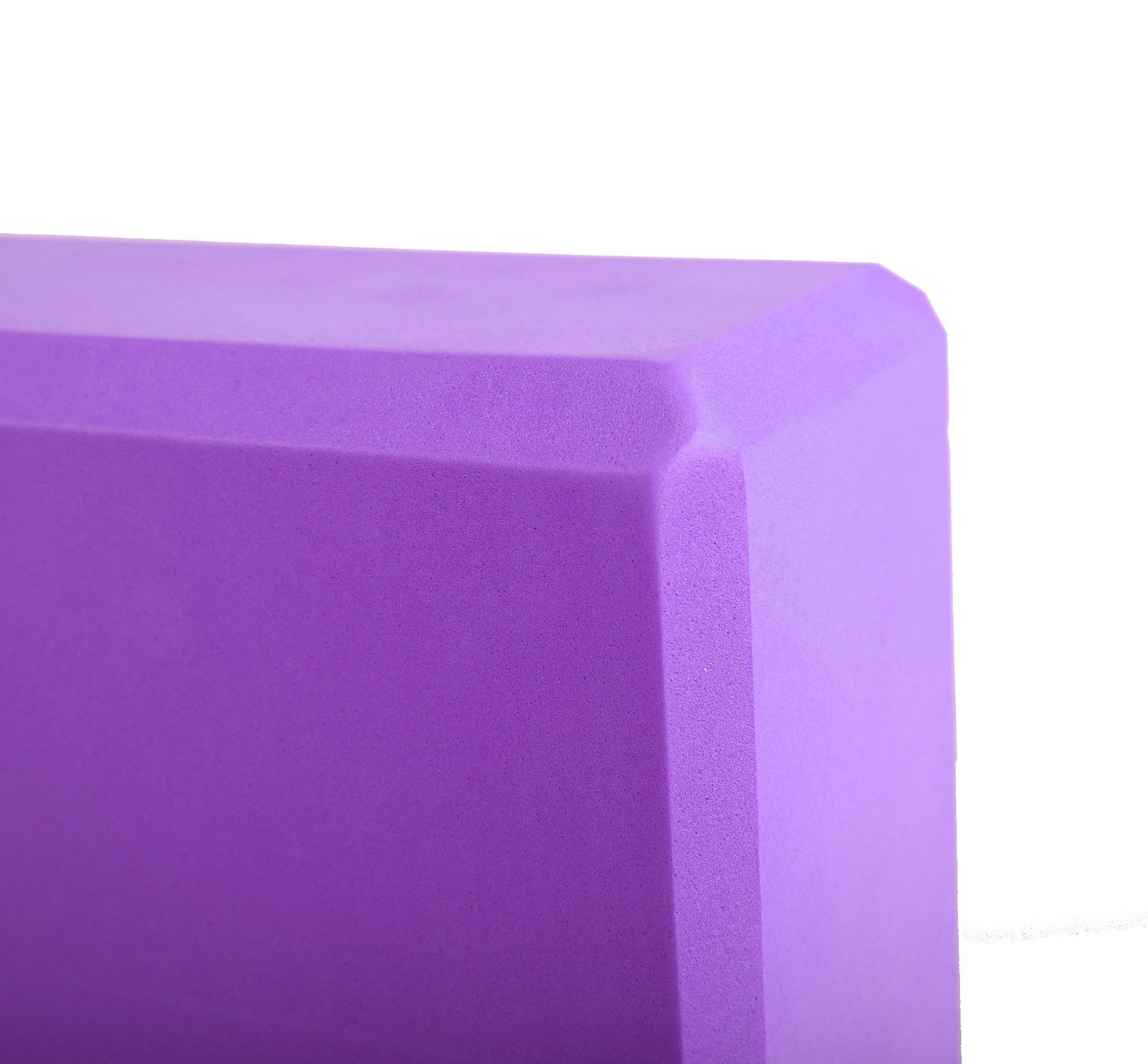 EXERZ Yoga Blocks 2pcs Gym Bricks High Density EVA Foam 9 x 6 x 3 inch, Purple
