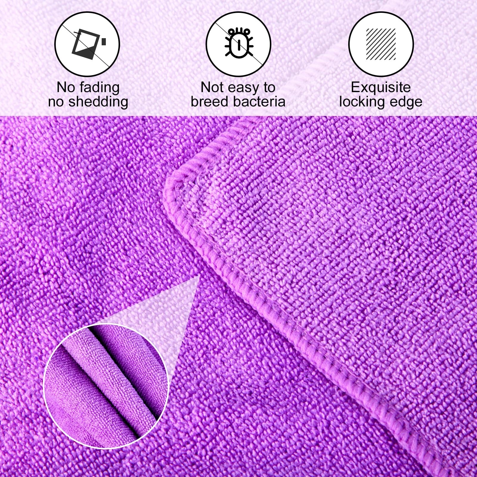 Microfiber Gym Towels Set for Sports Fitness, Yoga, Workout, Exercise, Tennis…