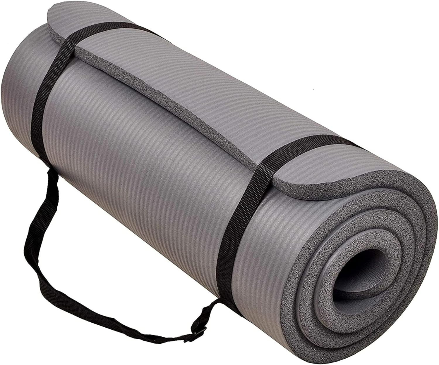 Balancefrom Yoga Mat, 1-Inch Extra Thick High Density Exercise Mat, Anti-Tear Ex