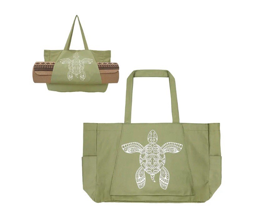 NWT Excused Chakra Yoga Pilates Mat Tote Bag