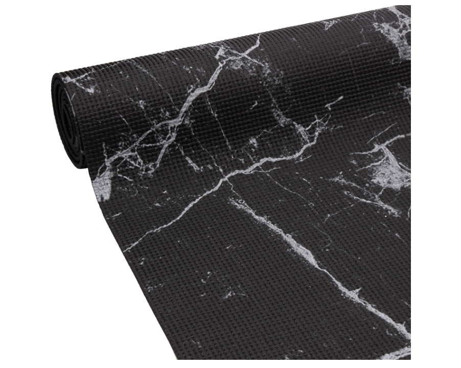 New Oak & Reed Black Marble Yoga & Fitness Mat Non-Slip (68 X24)