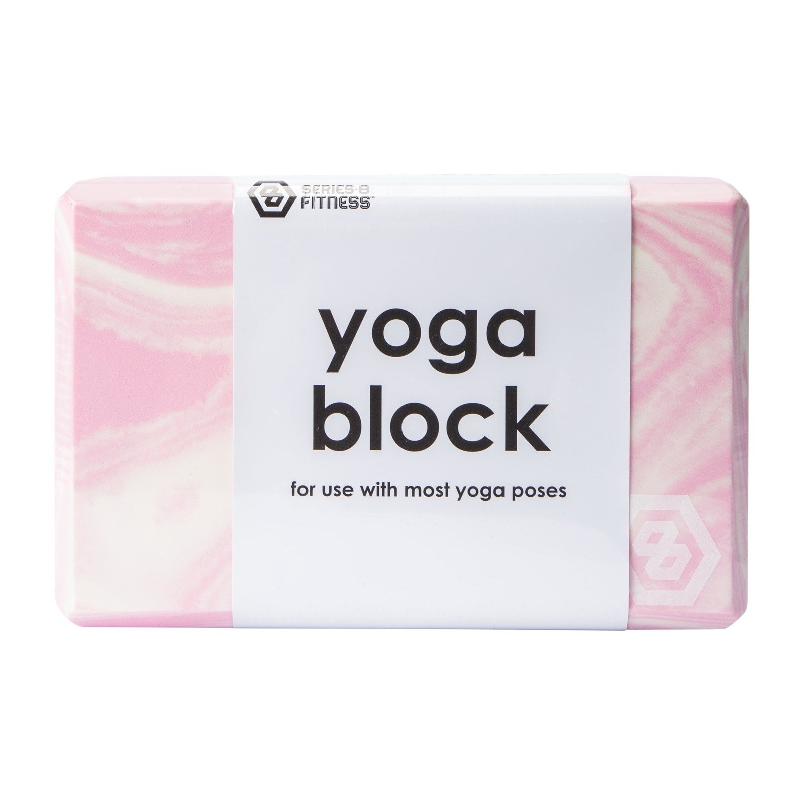 Series-8 Fitness Pink Yoga Block for Yoga Unisex Adults Single Block