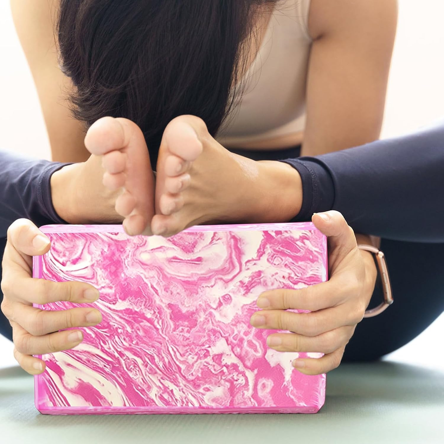 2-Pack Yoga Blocks, High-Density 9&Prime;X6&Prime;X3&Prime; Yoga Brick Foam Blocks Non-Slip EVA Fo