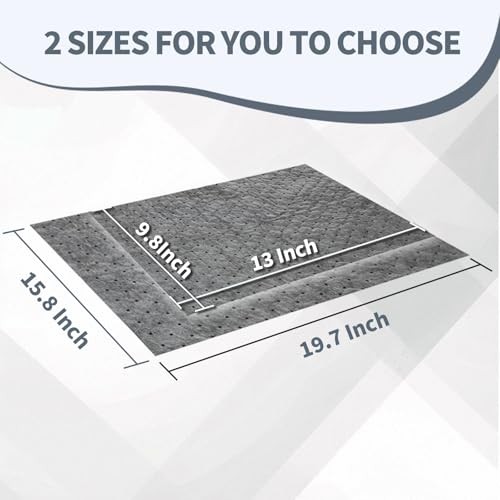 Oil Absorbent Pads – 9.8 x 13 Inch-Universal Leak, Drip, and Spill 10 x 13 Inch