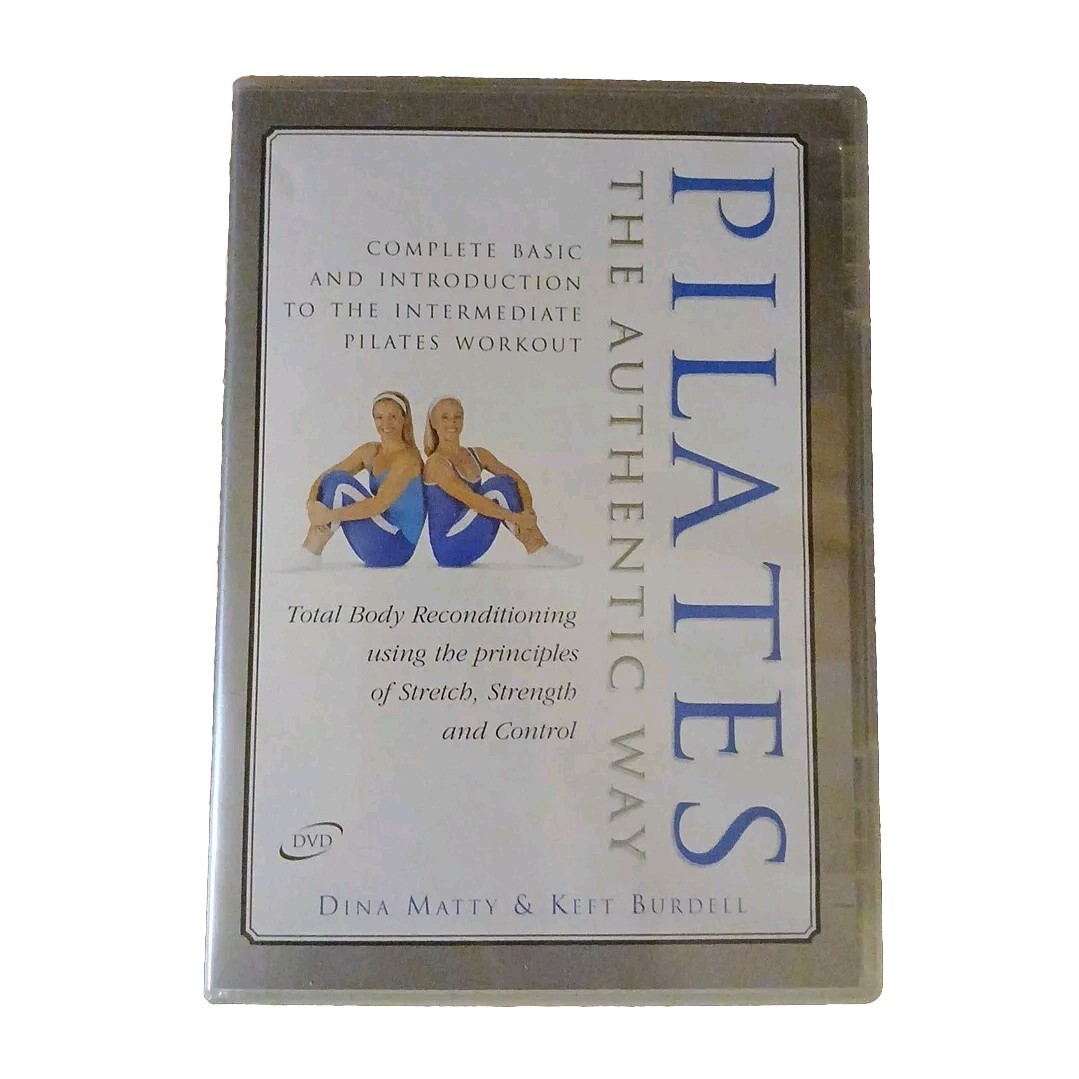 Pilates The Authentic Way DVD Basic And Intermediate VG Cond Easy Instructions