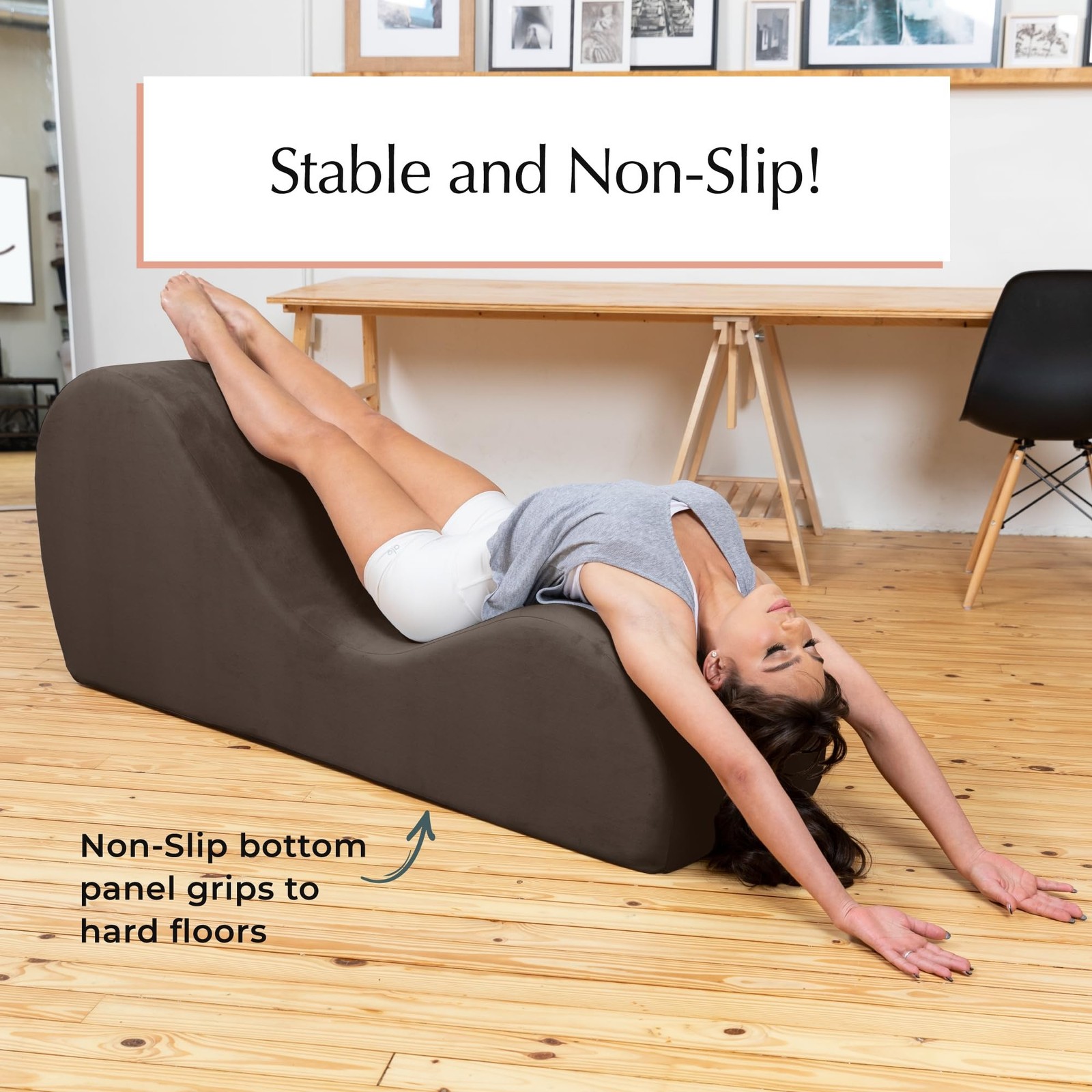 Avana Sleek Chaise Lounge for Yoga – Made in The USA – Great for Stretching, …