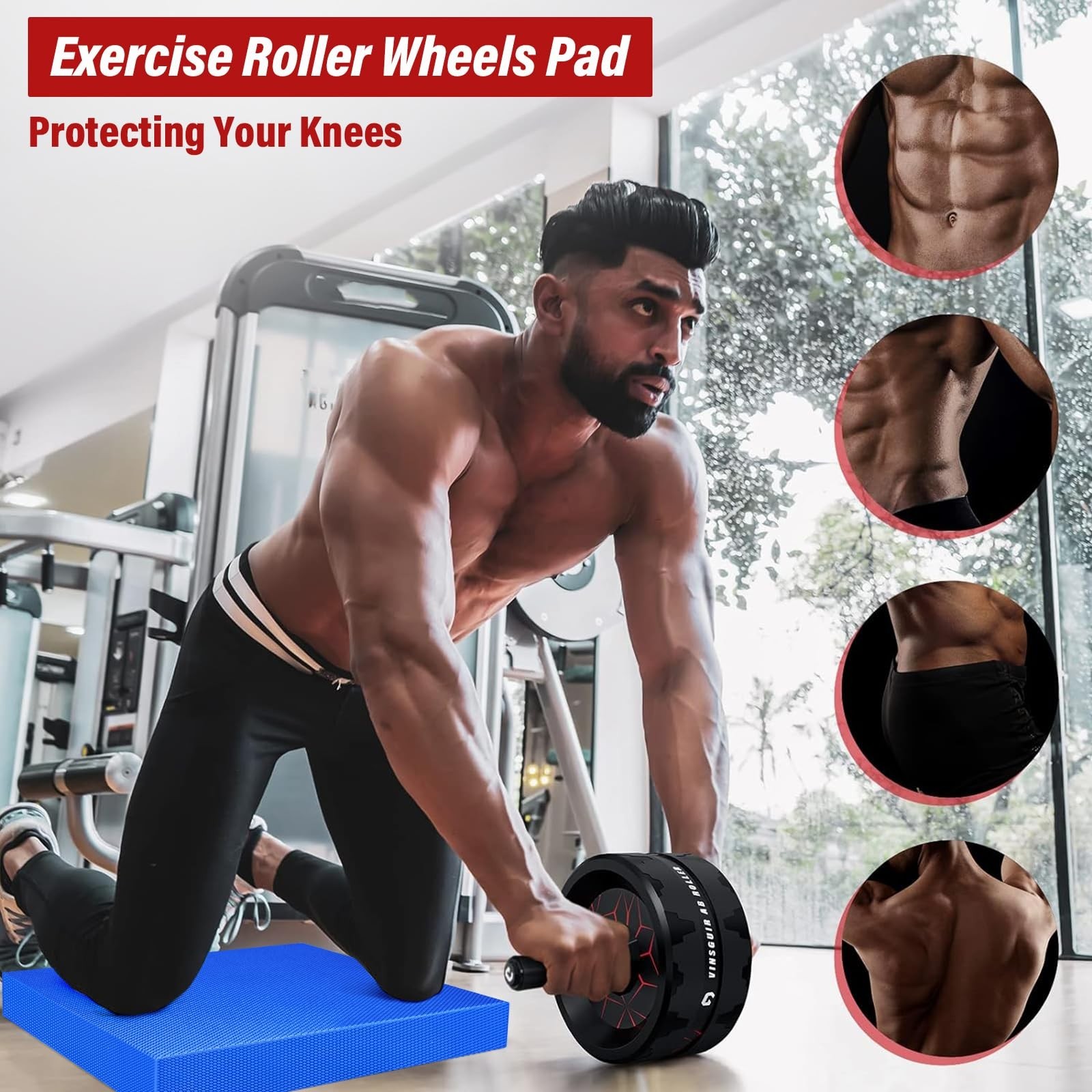 Balance Pad- Foam Balance Pad for Workout, Non-Slip & Water-Resistant Stabili…