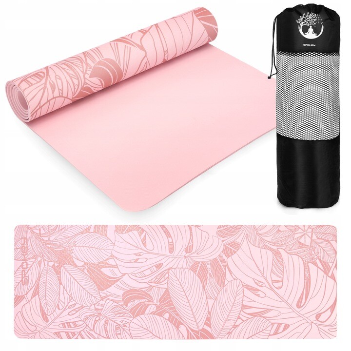 Plants Yoga Mat 183×61. Sport Pilates Fitness Mats