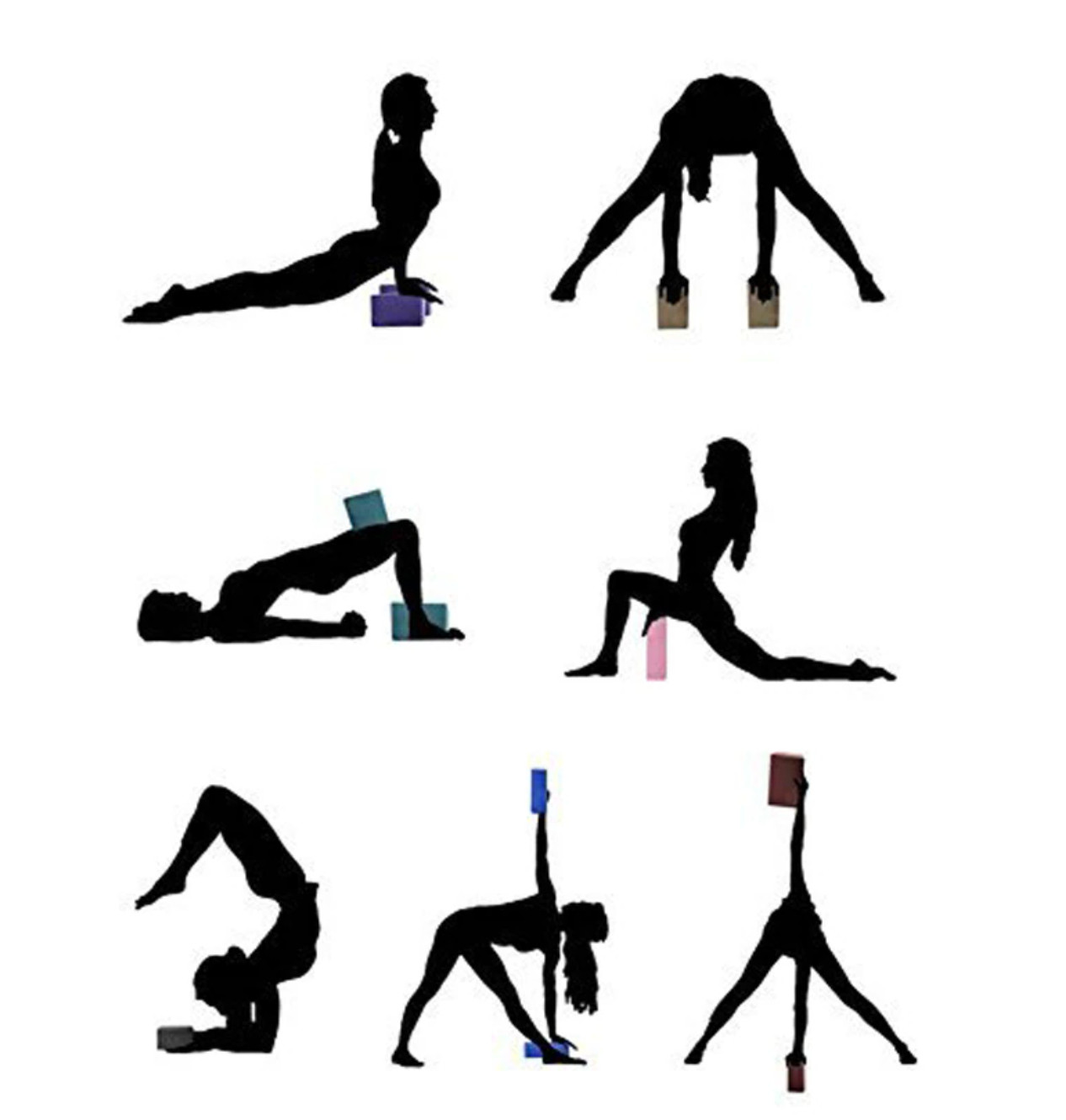 High Density Yoga Block & Yoga Resistance Strap Black