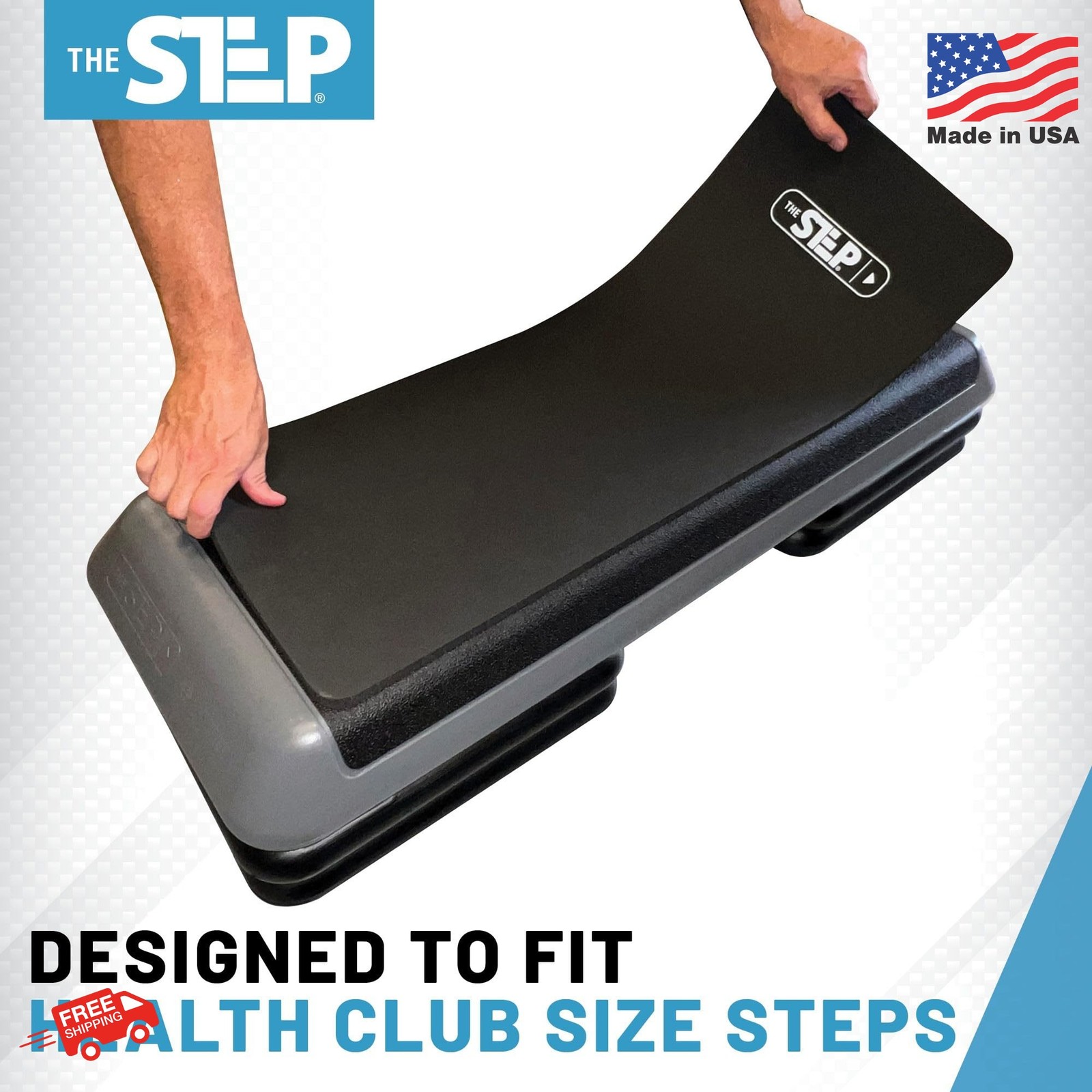 The Step Small Exercise Mat – Premium Workout Mat for Home Gym and Studio Use, E