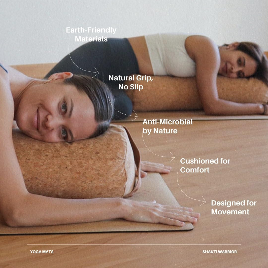 Cork Yoga Mat – Artist Designed, Premium Printed Eco-Friendly Non-Slip Mat, Grea