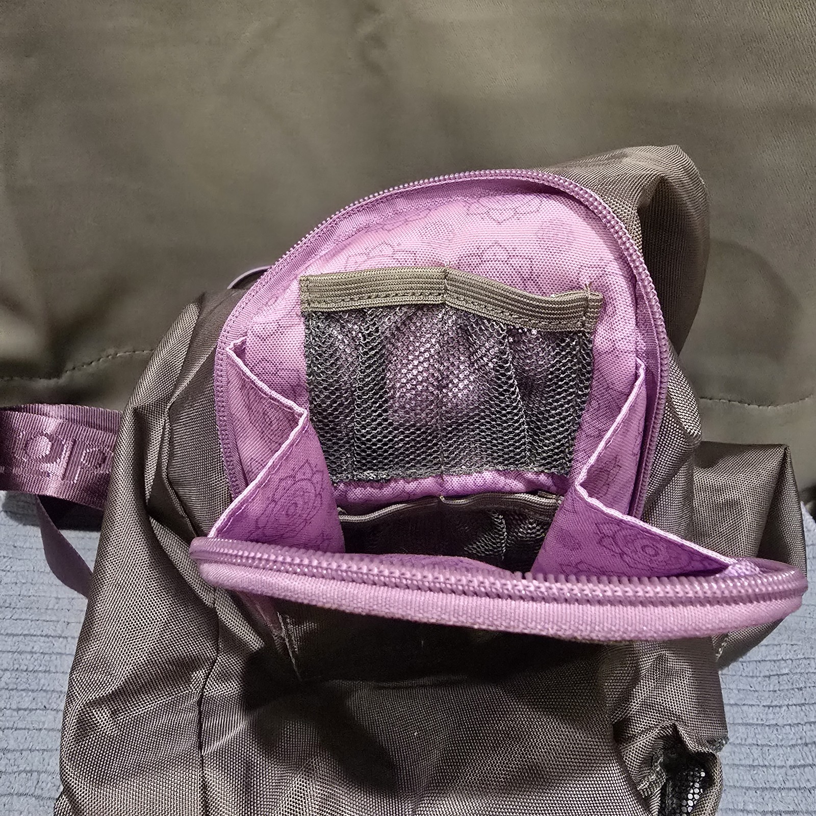 Doterra Yoga Mat Bag Grey & Purple Unused RARE. 22&Prime; By 8&Prime;