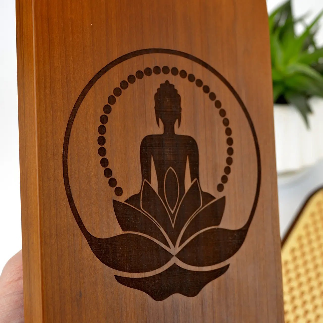 Sadhu Board « Lotus » with Thermal Ash Copper Nails 10 mm/0.4 inch