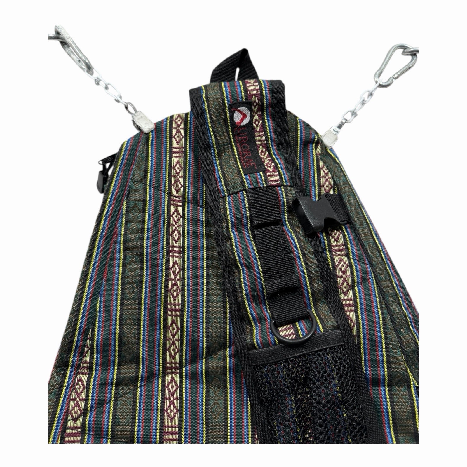 Aurorae Cross Body Sling BackPack Multicolored Yoga Mat Bag Holder