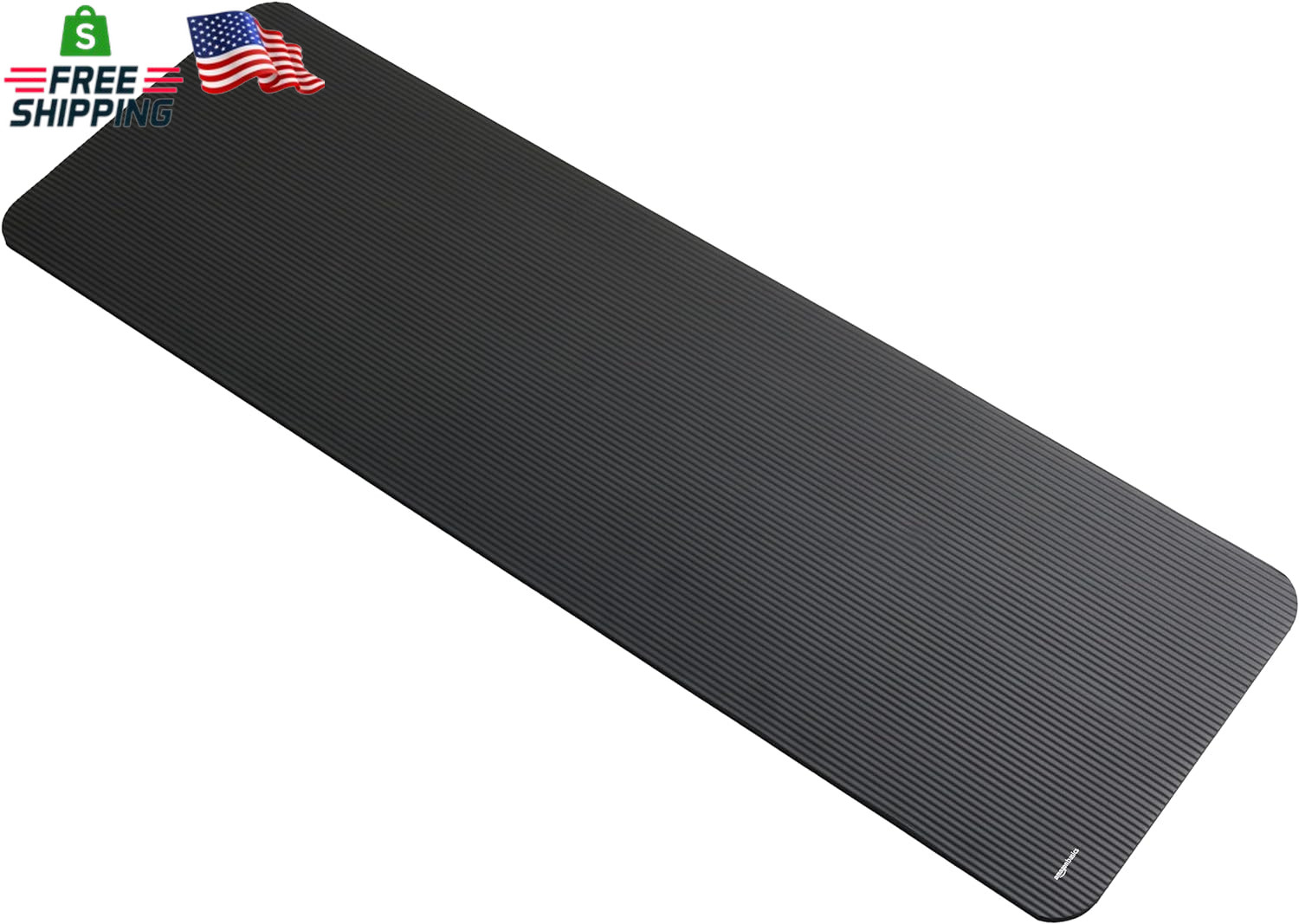 Amazon Basics Extra Thick Exercise Yoga Mat with Carrying Strap