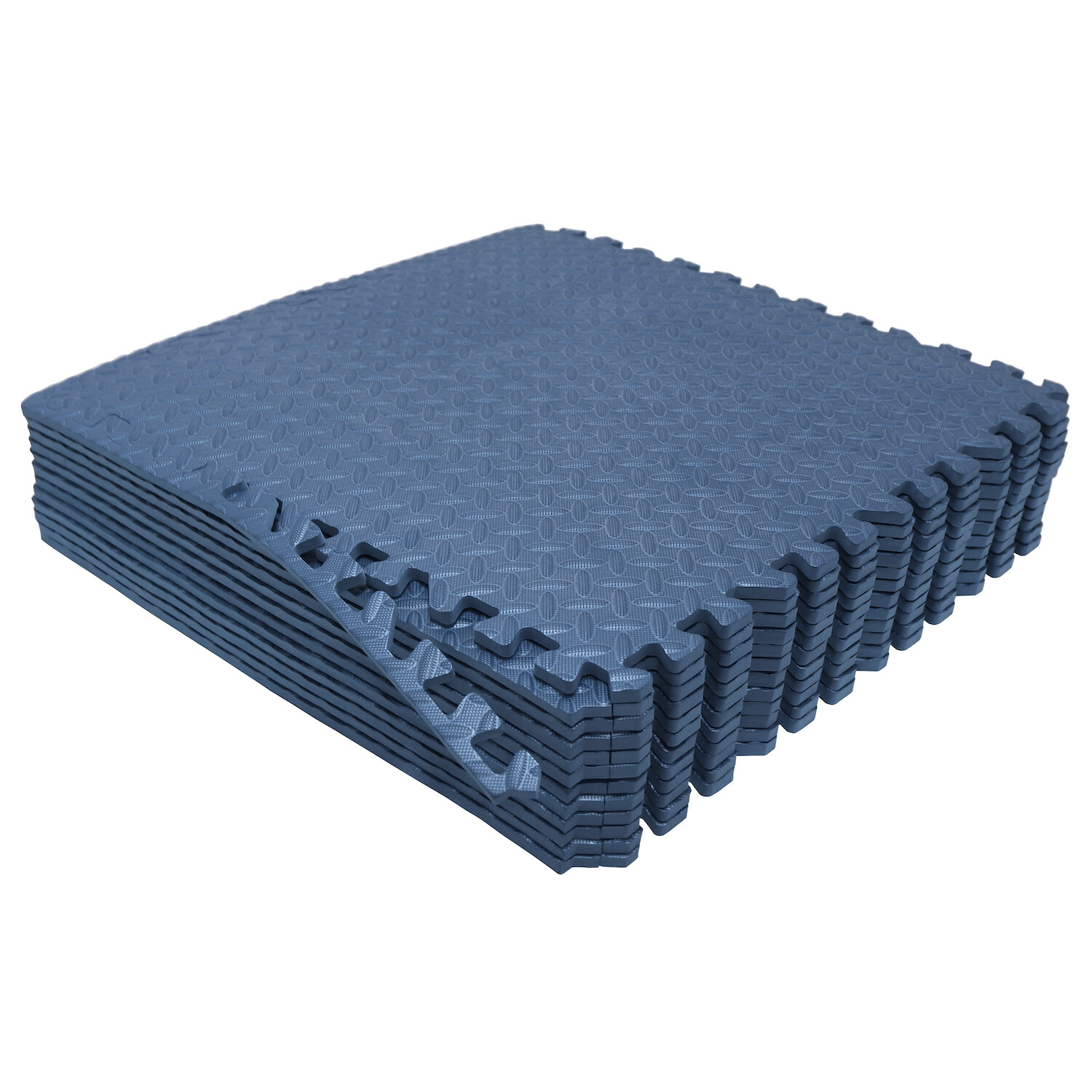 12X Gym Floor Mat 24×24 EVA Foam Interlocking Exercise Fitness Puzzle Floor Blue