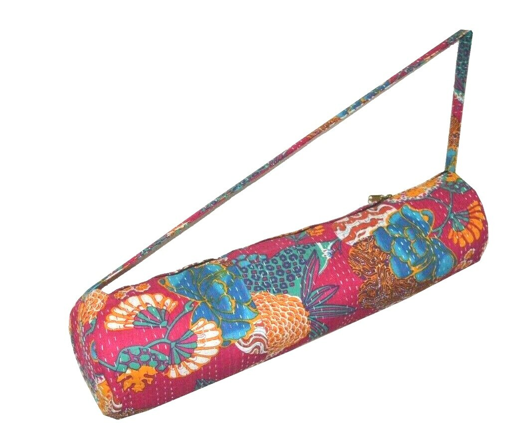 Indian Kantha Bag Fancy Handmade Yoga Bag 100%Cotton Mandala