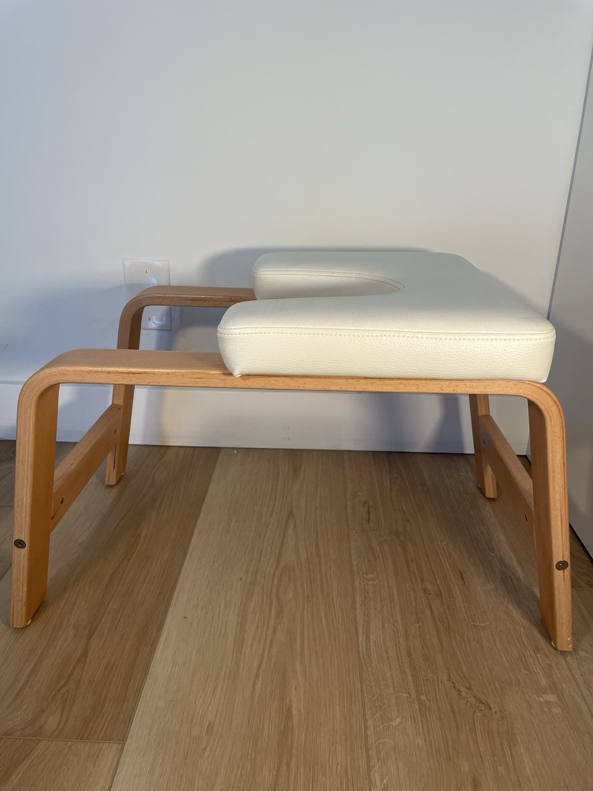 FeetUp Feet Up Yoga Inversion Trainer Headstand Bench Chair Padded White