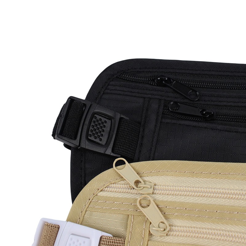 Invisible Travel Waist Packs Pouch for Passport Money Belt Bag Hidden Security