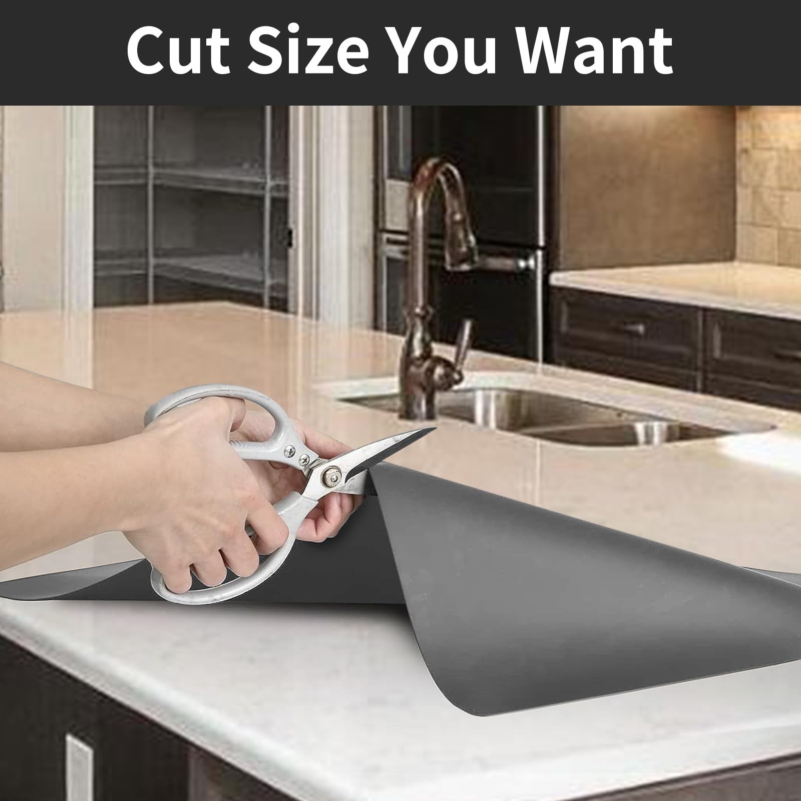Super Large Silicone Mat, 120&Prime;x24&Prime;(305cmx60cm) Silicone Mats for Kitchen Coun…