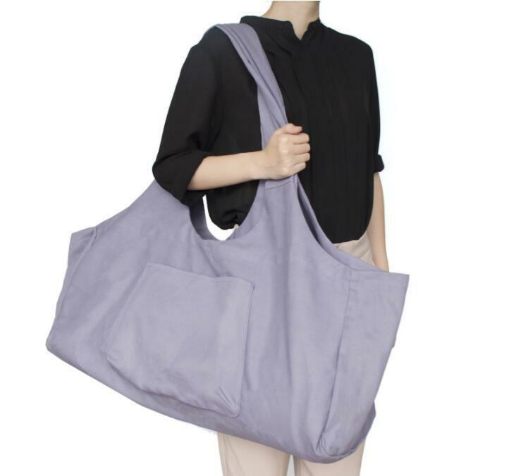 Large Capacity Utility Yoga Mat Exercise Shoulder Duffle Bag Carrier Strap Sling