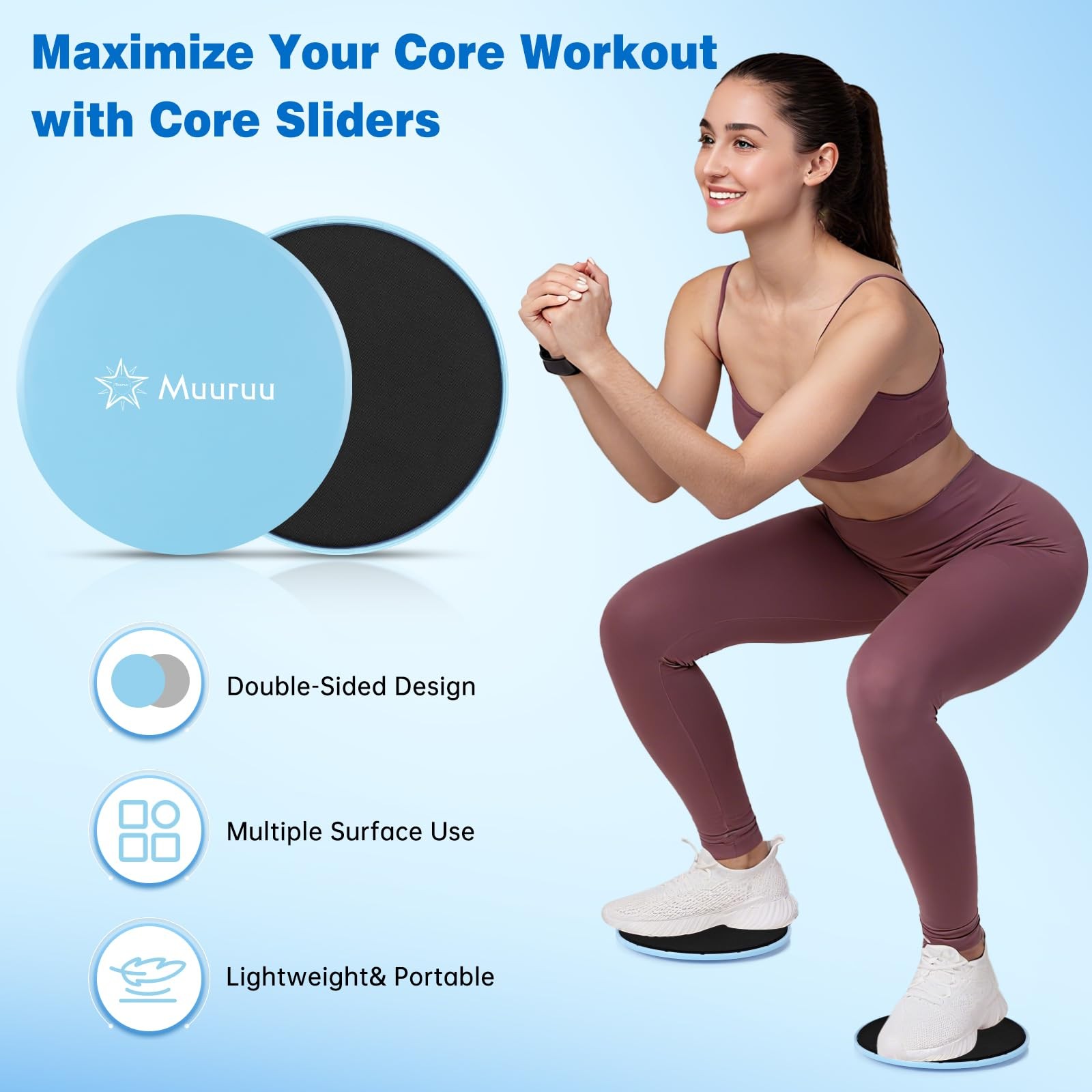 Pilates Ring Set, Essentials Kit for Home Workouts Women, 18-Pieces