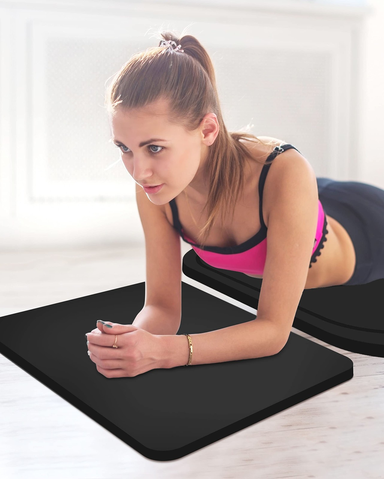 Rope Skipping Sports Shockproof Exercise Mat, All-Purpose Extra Thick High De…