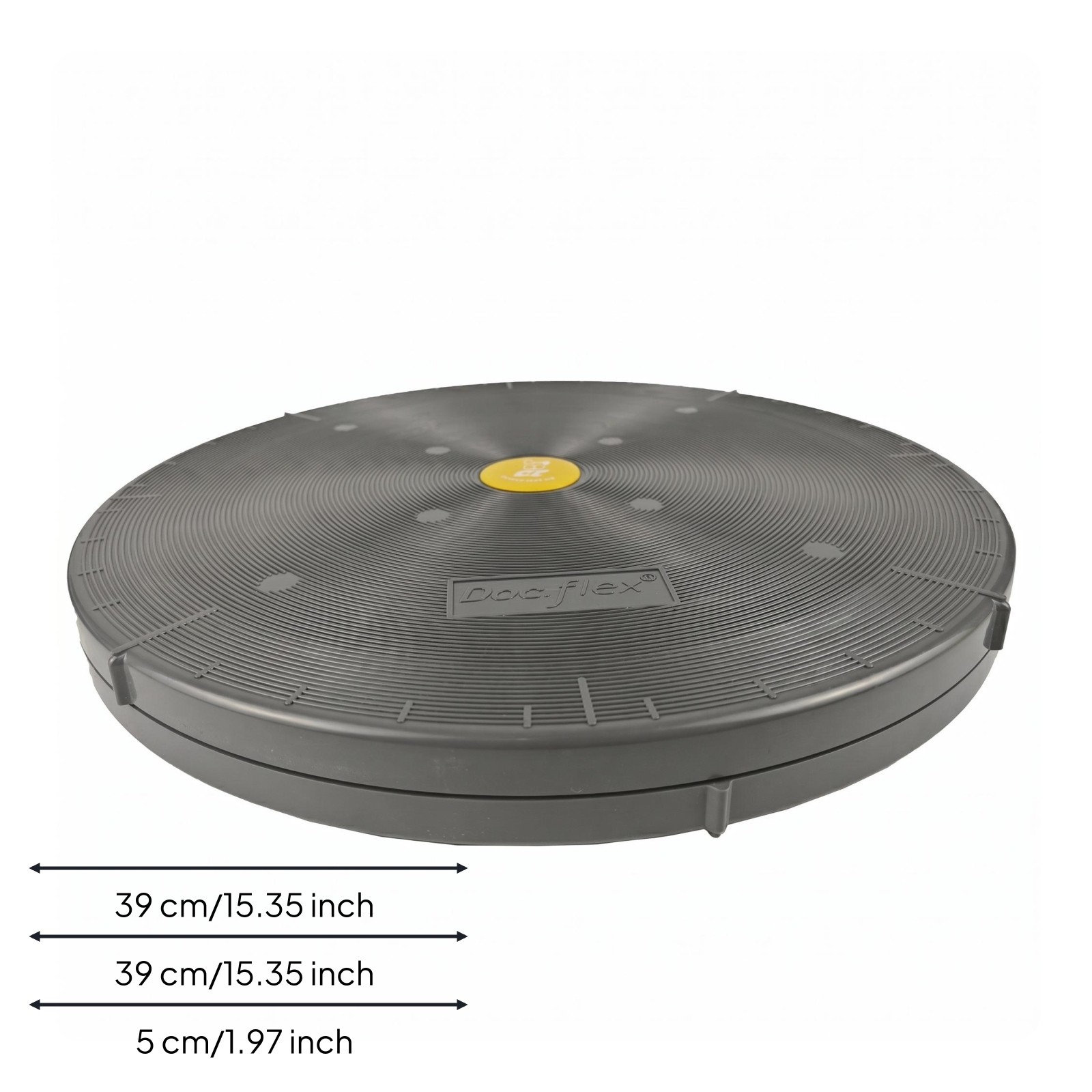 Pilates Balance Disc Grooved Surface Fitness Gear Textured