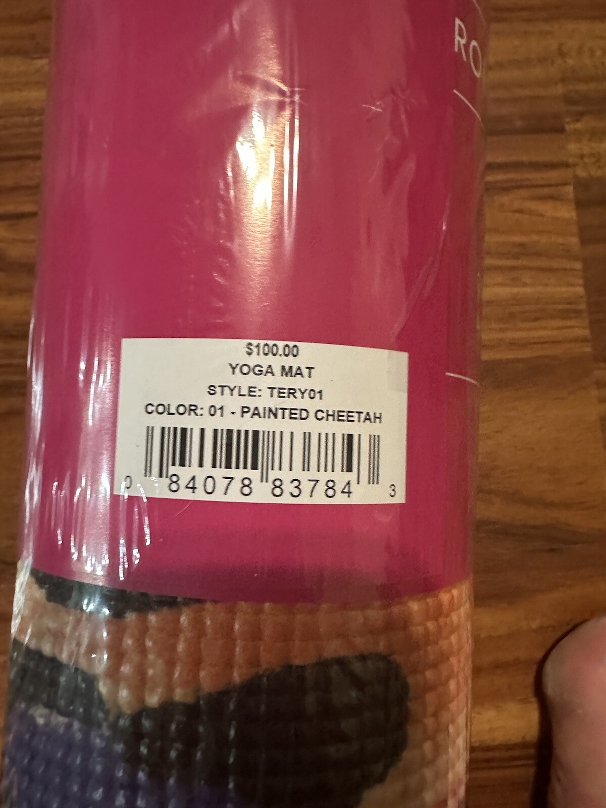 Terez Yoga Mat Painted Cheetah Non-Slip Fitness NWT $100.00