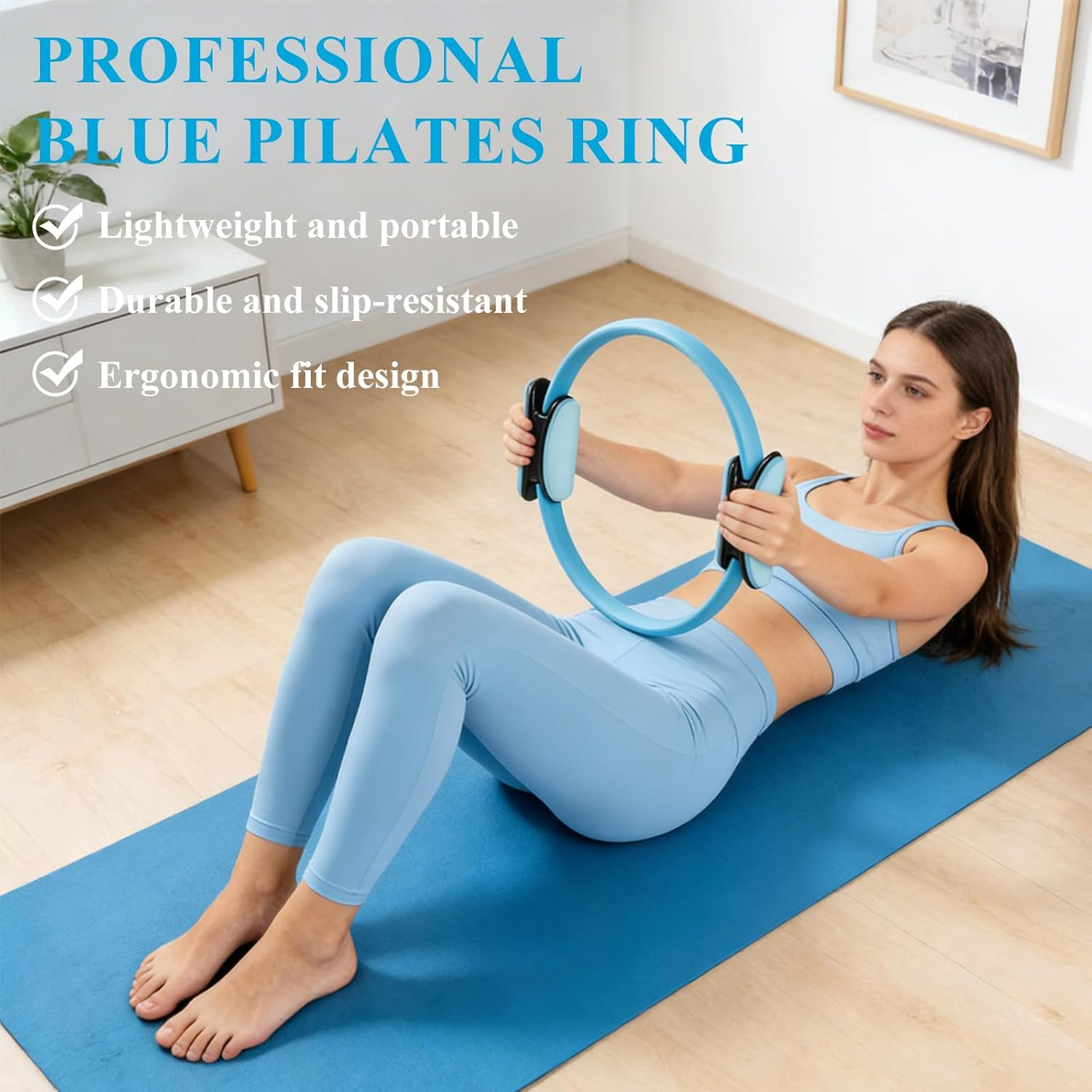 12 Pack Pilates Ring Set – 15 Inch Magic Circle Bulk Yoga Fitness Rings for Full