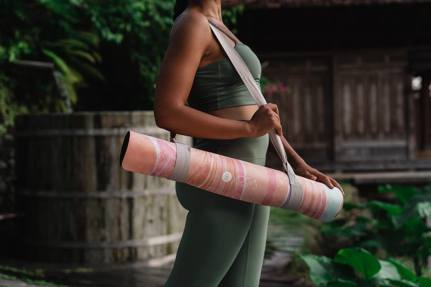 | the Combo Yoga Mat | 2-In-1 Mat+Towel | Eco Luxury | Ideal for Hot Yoga, Power