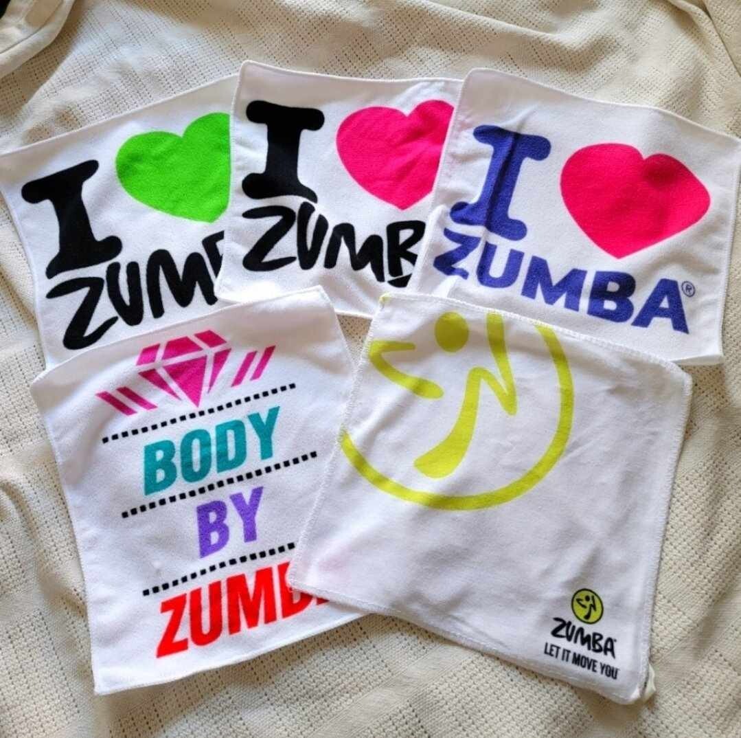 Zumba Fitness Hand Towel: various colors & designs