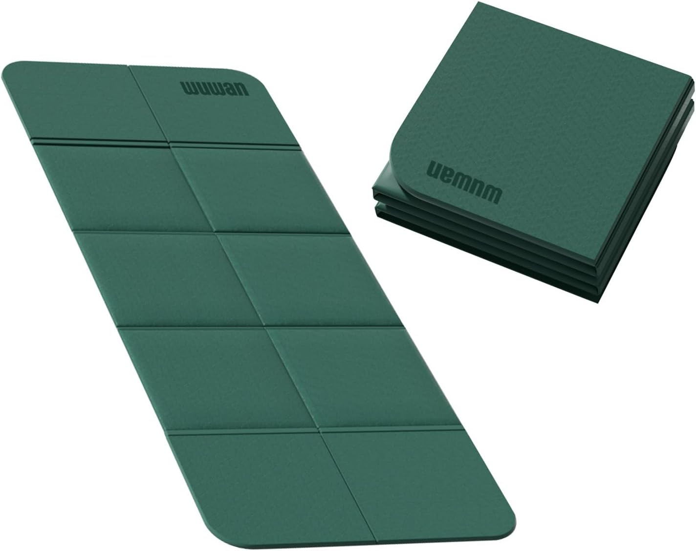 Portable Foldable Yoga Mat 75&Prime; x 31&Prime;, 6mm Thick for Home & Travel Fitness
