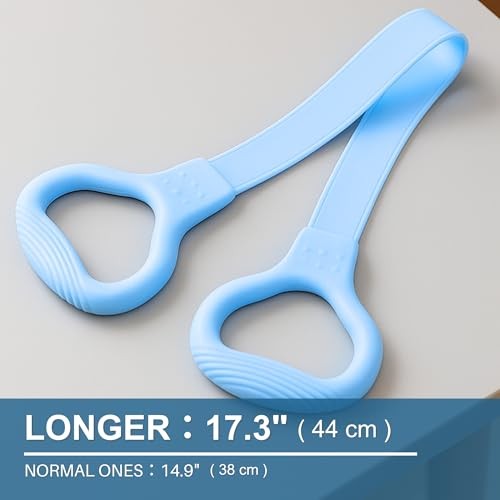 Figure 8 Resistance Band, Fitness Elastic Rope, Execrise Workout Blue；20 lbs