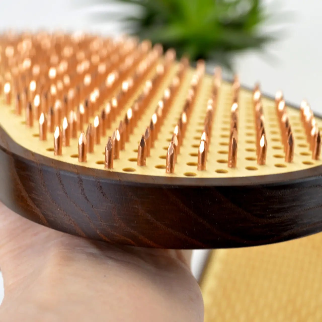 Sadhu Board « Lotus » with Thermal Ash Copper Nails 10 mm/0.4 inch
