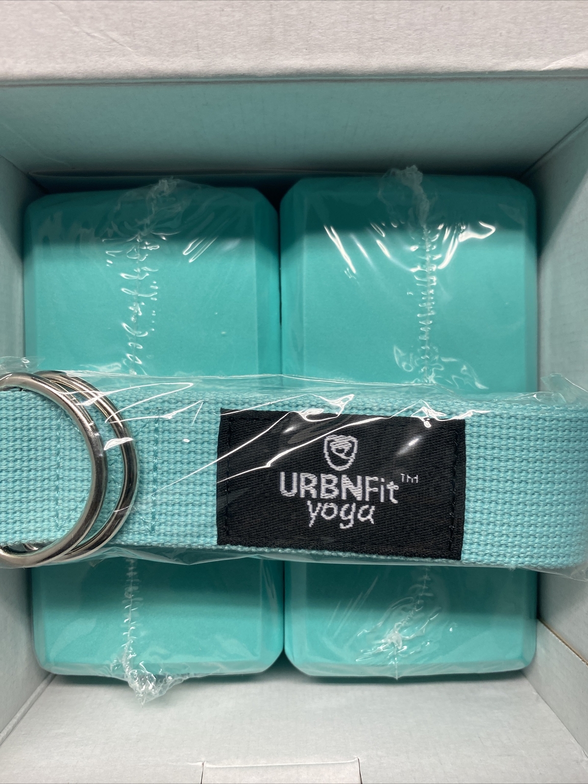 URBNFit Yoga Block 2 PC Moisture Resistant High Density EVA Foam Block NEW