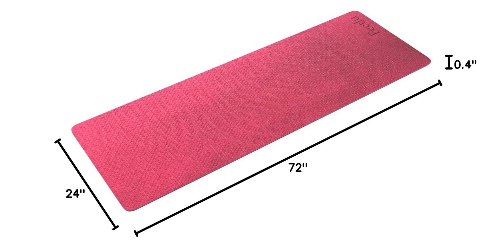 Yoga Mat with Strap – 10mm & 12mm Thick Yoga Mat, Non-Skid Dual Surface Wo
