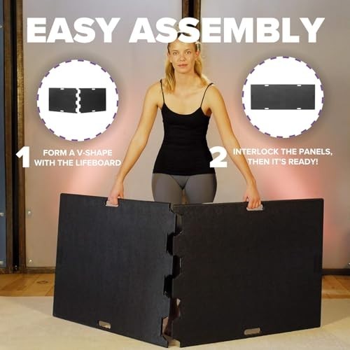 Yoga Mat Support Board 73×28.75 Inch Portable Platform for Carpet Grass