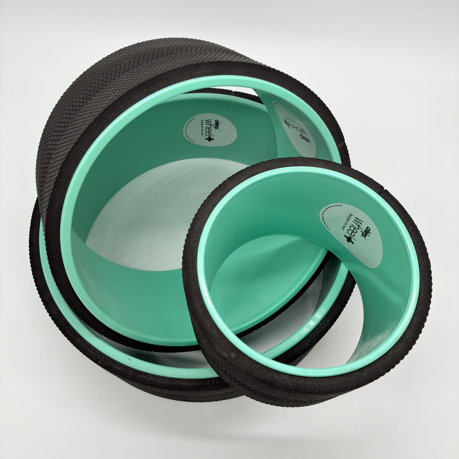 Chirp Wheel Plus + 3 Pack Back Roller Relief Spinal Mobility Stretch 12” 10” 6”