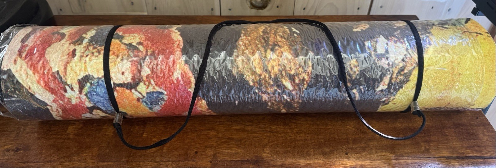 Gustav Klimt Yoga Mat Lady with Fan 24 x 71 Brand New Immersive Experience Merch