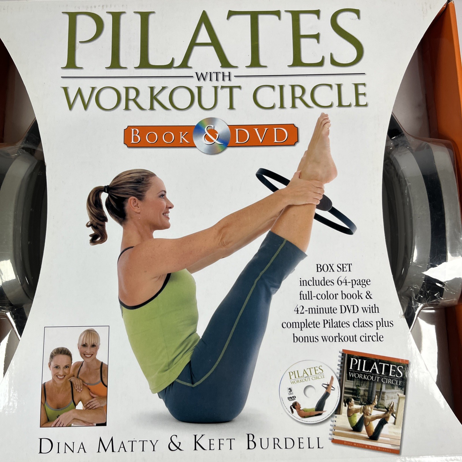Pilates With Workout Circle Book & DVD with 64 Pg Book & 42 Minute DVD w Circle