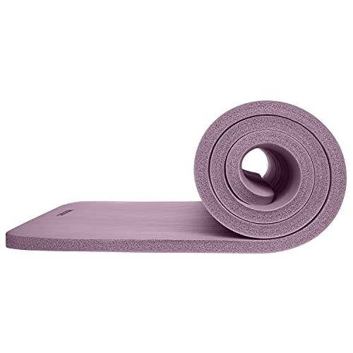 Solana Yoga Mat 1&Prime; & 1/2&Prime; Thick w/Nylon Strap for Men & Violet Haze 1&Prime;