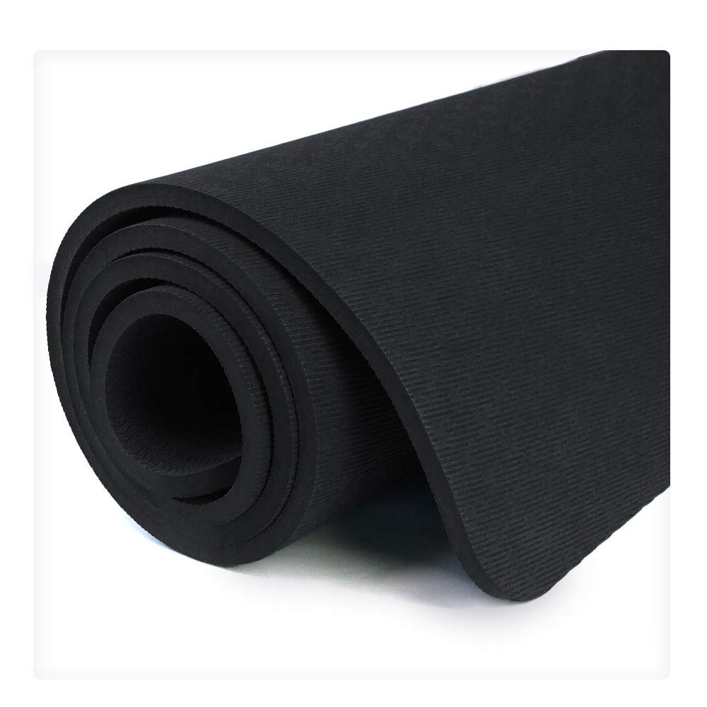 Extra Thick TPE Yoga Mat – 72&Prime;x 32&Prime; Thickness 1/2 Inch -Eco Friendly SGS Cert…