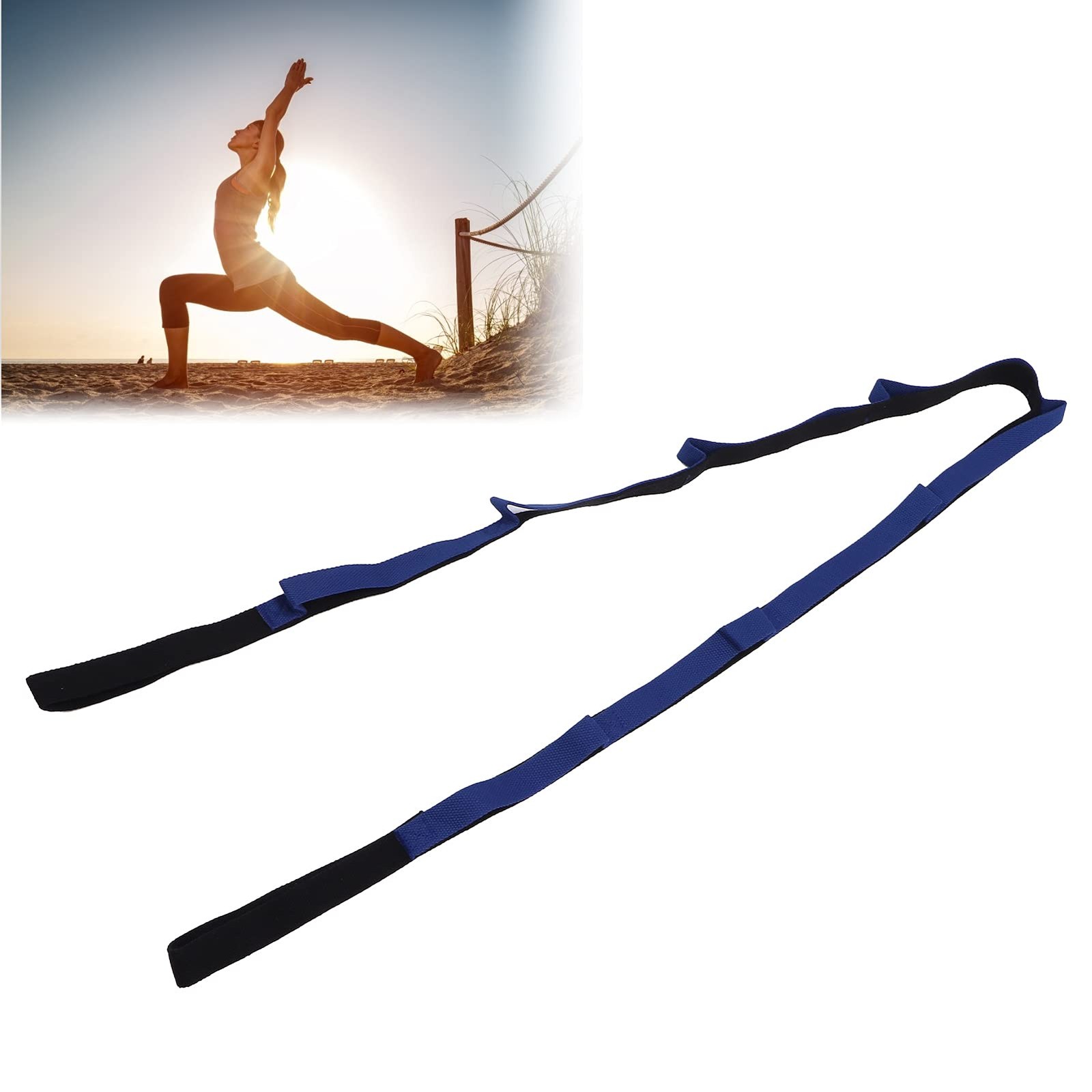 Stretch Strap Yoga Stretching Band MultiLoop Fitness Equipment for Yoga Pilat…