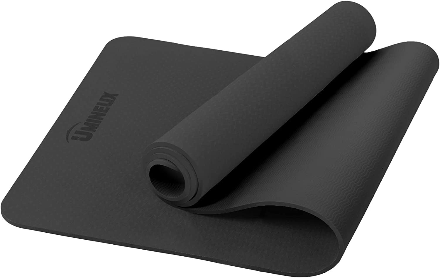 Tapete yoga antideslizante 14in ecologico resistente con correa bolsa ejercicio