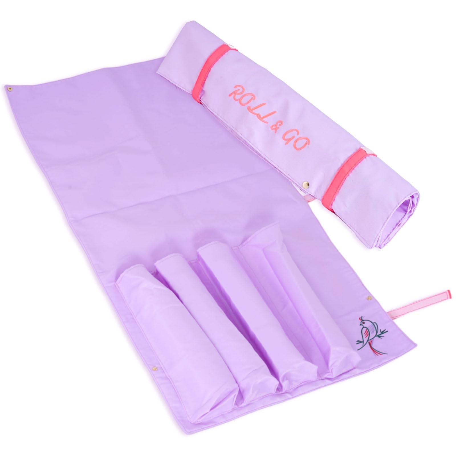 FUYIHGL® Mahjong Rack Storage Bag Only | Purple: Roll-Up Canvas Sleeve Fits