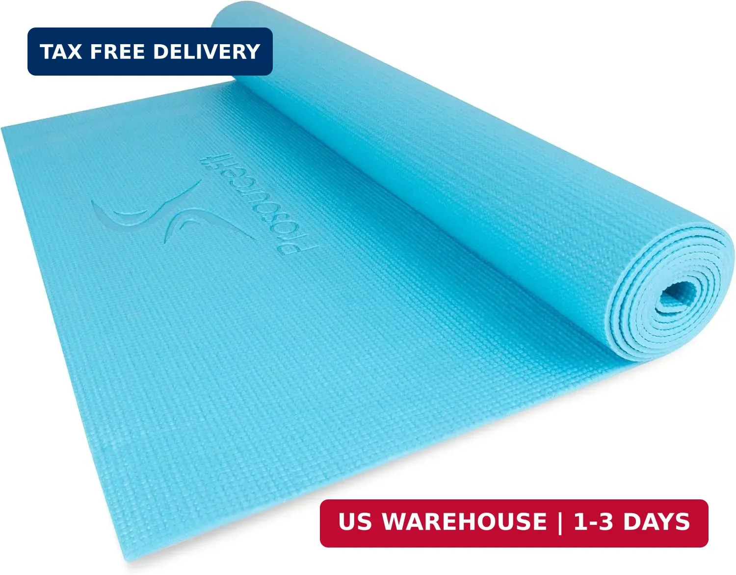 ProsourceFit Classic Yoga Mat 1/8&Prime; (3mm) Thick, Extra Long 72-Inch Lightweight F