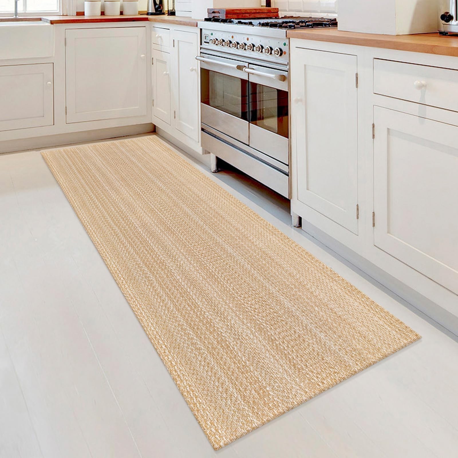 Boho Runners for Hallways 2×6 ft Washable Kitchen Runner Non Slip Rubber Back…