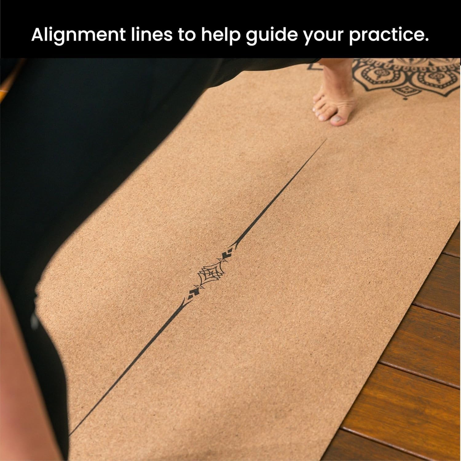 Luxury Cork Yoga Mat – Non Slip, Extra Thick Grip. Thicker, Longer, and Wider…